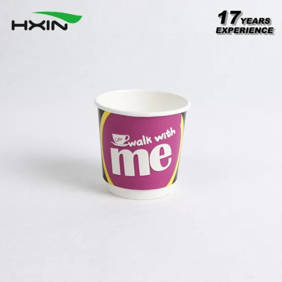 Good Quality Environmental Friendly Double Wall Logo Printed Disposable Paper Cup