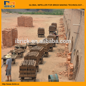 Hoffman kiln Gas oil fuel automatic red solid bricks fire clay brick kiln