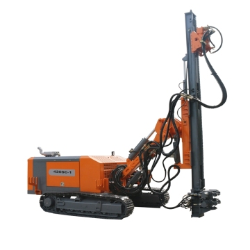 Hydraulic Crawler Type Blast Hole Drilling Rig for 30m Depth DTH Drilling
