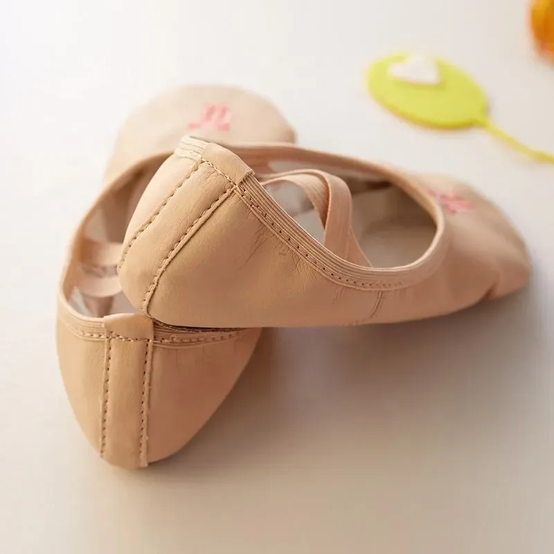 Stylish E5013 Canvas Split Sole Ballet Dance Shoes for Women