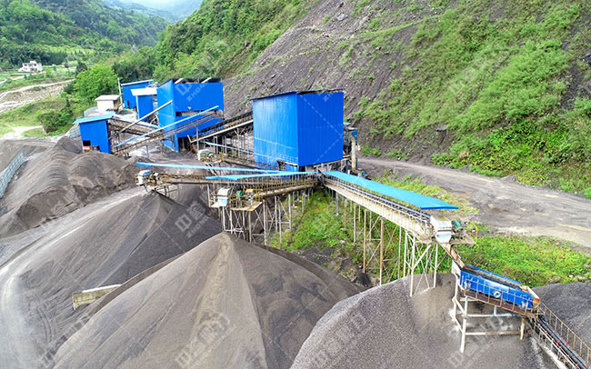 grinding of stone materials