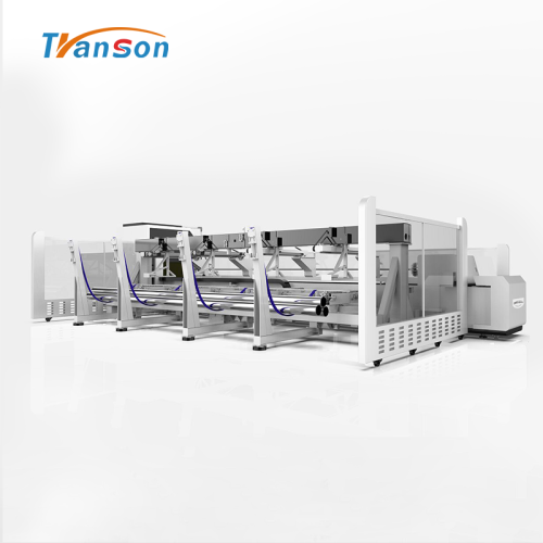 Machine de découpe laser à fibre pour tube métallique Transon 6M