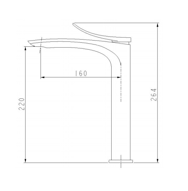 special handle one hole basin faucet