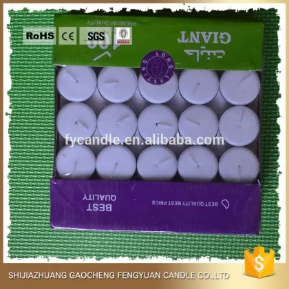 smokeless palm wax tealight soy candles