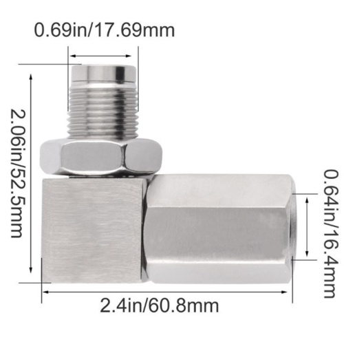 90 Grad Minikatalysator O2-Sensor Spacer