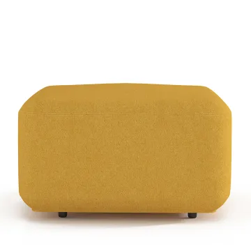 Modern Upholstered Modular Sectional Sofa with Ottoman