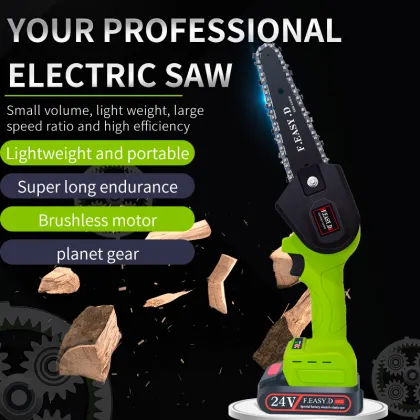 Power Tools Electric Cordless Green Cut Chainsaw