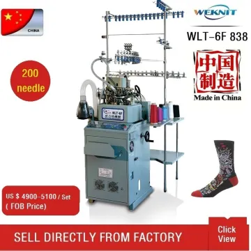 200NEEDLE SINGLE CYLINDER 3.75 SOCK KNITTING MACHINE TEXTILE MACHINERY FOR MEN