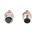 Custom M12 Waterproof Male/female Connectors IP67 250V Automotive Cable Connectors for Power Cord Connections