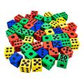 Colorful Small Square Foam Dice D6