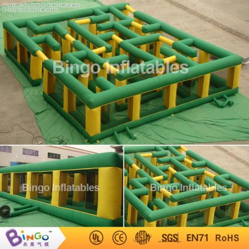 big inflatable maze game in green for wholesale