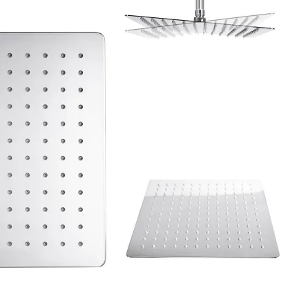 stainless steel shower head watermark