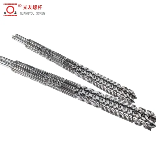 Alloy precision-machined high-speed PVC kahanay twin screw extruder