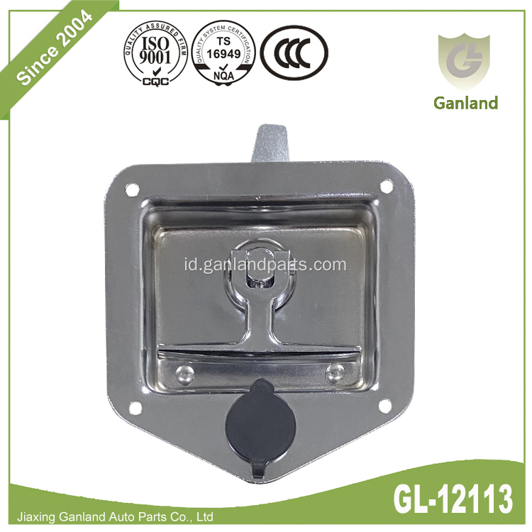 Lock Panel Steel Flush Mount T menangani kait