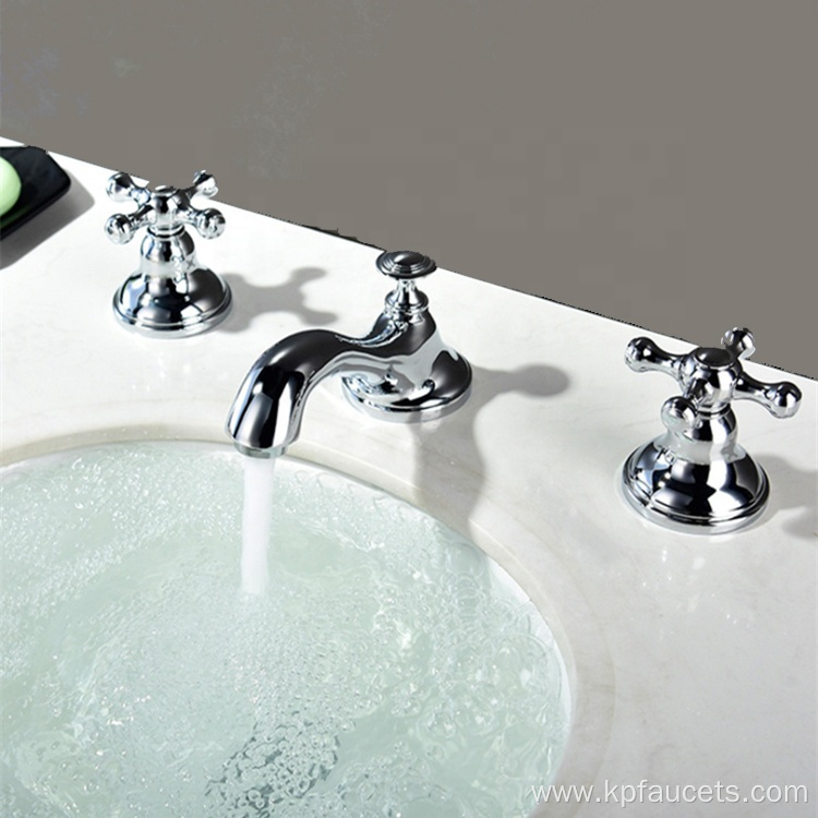 Chrome Plated Bathroom Brass Wash Basin Faucet