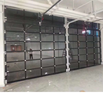 Perspectiva comercial de porta transparente de estrutura de liga de alumínio