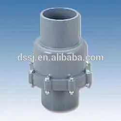 Good qualtiy and low price Plastic UPVC wing check valve