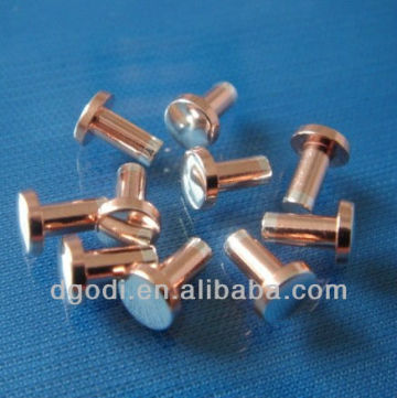 small electrical copper contact rivet