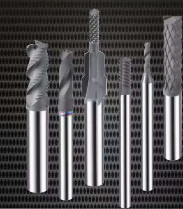 CVD diamond coating corn teeth carbide end mills