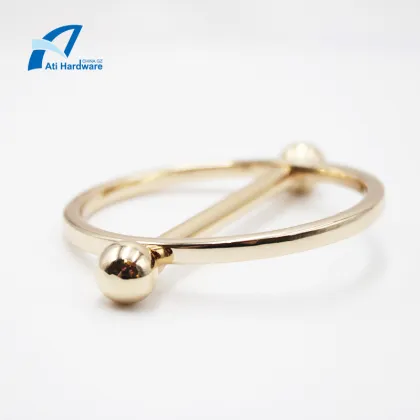 Circle Shape Decorative Hardware Metal Bag Accessory