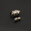 Interlacing air jet connector plug for barmag machinery