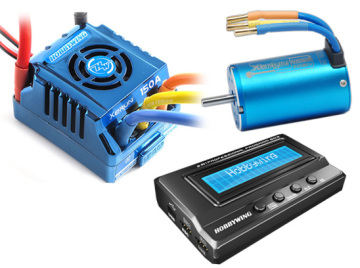 HobbyWing Xerun-150A-SD ESC + 4274SD 1800kV Sensored Motor + Program Box