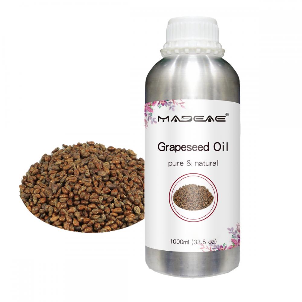 روغن Grapeseed 100 ٪ خالص و طبیعی برای مواد غذایی آرایشی و زیبایی با کیفیت بی عیب و نقص در بهترین قیمت ها