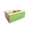 Magnetisk stängning Ribbon Bow Gift Box Chocolate Packaging