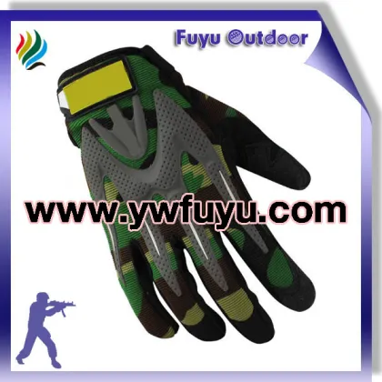 Fast shipping SHENZHEN Full Finger Tactical Wicking Fabric Best Shooting Gloves