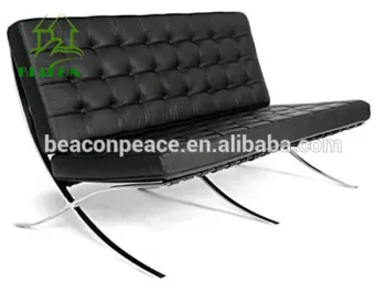 Ludwig Mies Van Der Rohe Barcelona Sofa-3 Seater