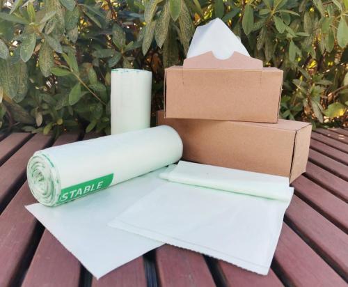 Cornstarch Based 100% Eco Biodegradable Trash Bag