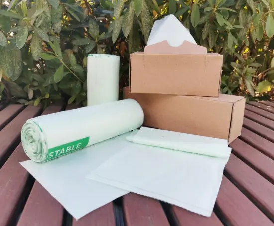 Cornstarch Based 100% Eco Biodegradable Trash Bag