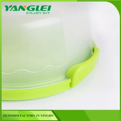 plastic folding box trolley plastic cake carrier cake box