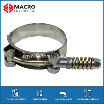 T bolt Spring Hose Clamps , round spring clamps