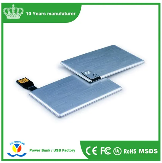 Custom logo Promotional Gift Usb Flash Drive Metal Card Usb Fast Delivery With Low Price