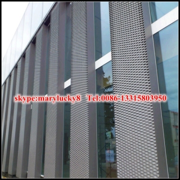 anti glare Aluminum expanded metal facade