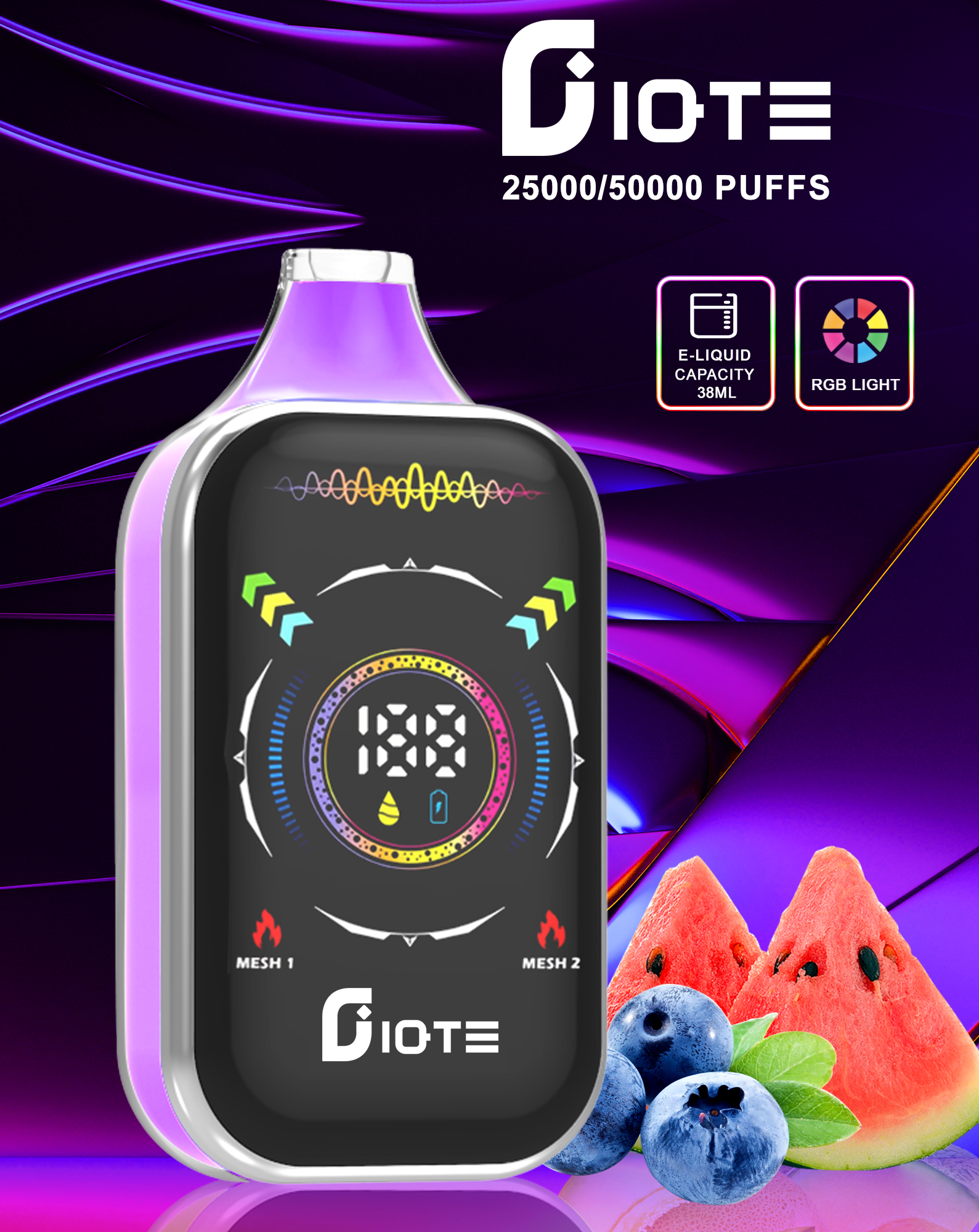 IQTE 50000 50K Puffs asli vape