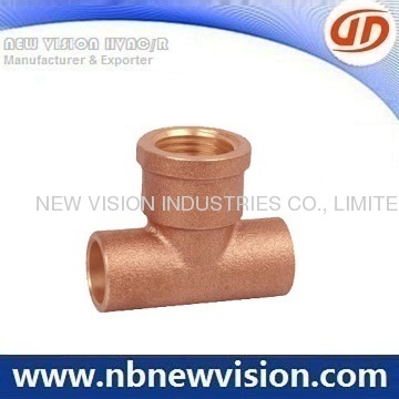 Tee de tubulação de Bronze do encanamento