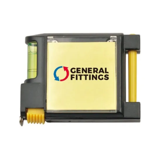 Promotional Gift Bundle: Custom Logo 2m & 3m Measuring Tape with Spirit Level, Pen, Memo Note Paper & More