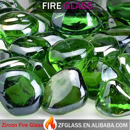 Fireplace accessories fire reflective glass rock Fireplace Glass