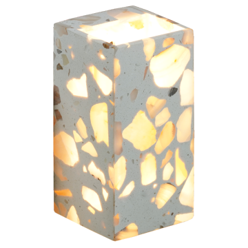 Созданный настенный светильник из терраццо