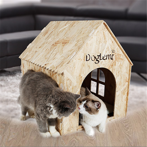 Casa de mascotas Indoor Kennel de madera para perros