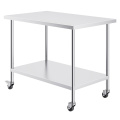 Heavy duty stainless steel kitchen work table