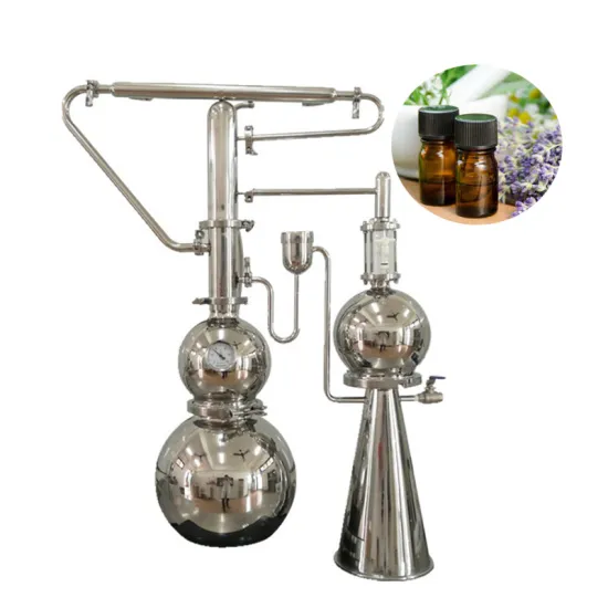 Steam Rose Water Distiller Lavender Essential Oil Extraction Machine