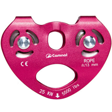 Outdoor Climbing Double Shaft Double Pulley System