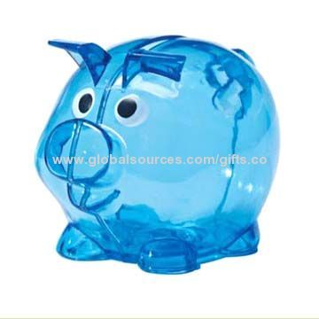 Low Price Plastic Piggy Banks, OEM Orders are Welcome