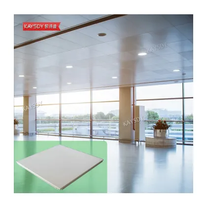 600x600mm Aluminum Square Clip-in Ceiling Tiles for Suspended Office False Ceilings