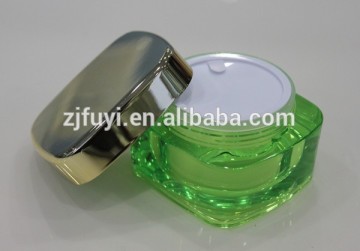 Acrylic plastic cosmetic packaging cream jar 15g 30g 50g