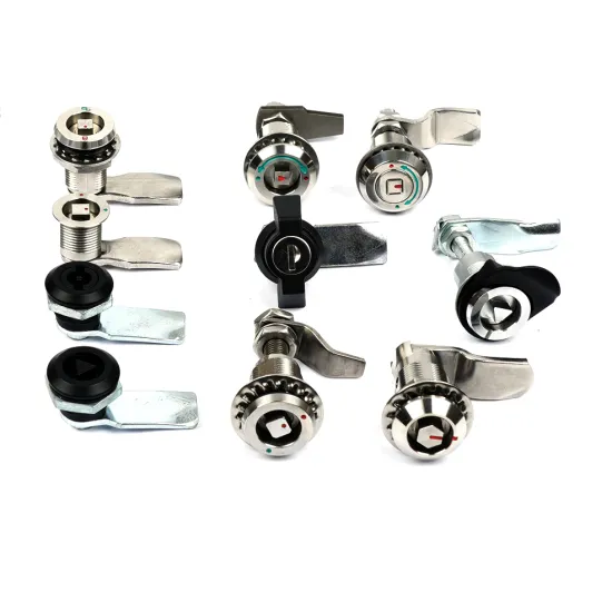 Industrial Stainless Steel Locks: Including Cabinet Locks, Hexagonal Cam Locks, and Round Cylinder Door Locks