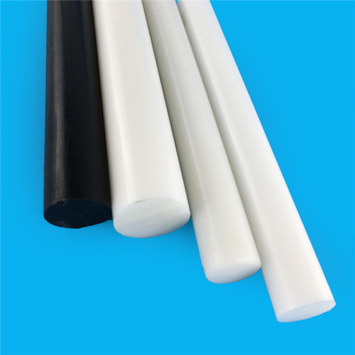 Haste de plástico POM de copolímero acetal branco / preto